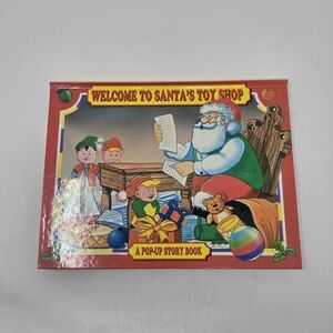 Welcome To Santa's Toy Shop Pop-Up Book by Grandreams 1997 Christmas